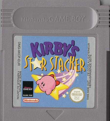 Kirby's Star Stacker - Game Boy - Modul Vorderseite