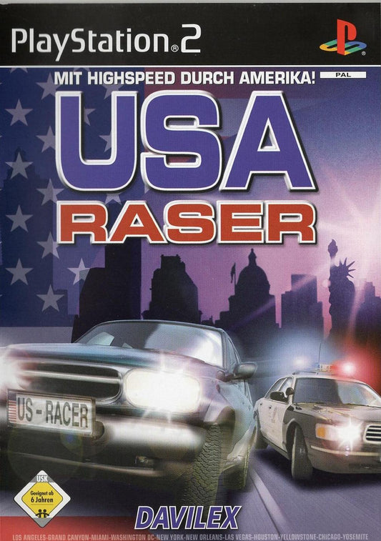 USA Raser - PlayStation 2 Vorderseite