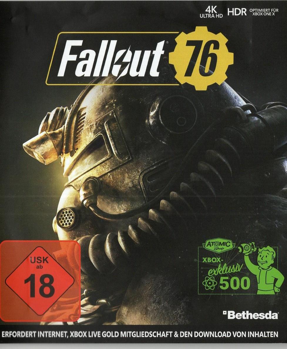 Fallout 76 - Xbox One Vorderseite