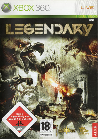 Legendary - Xbox 360 Vorderseite