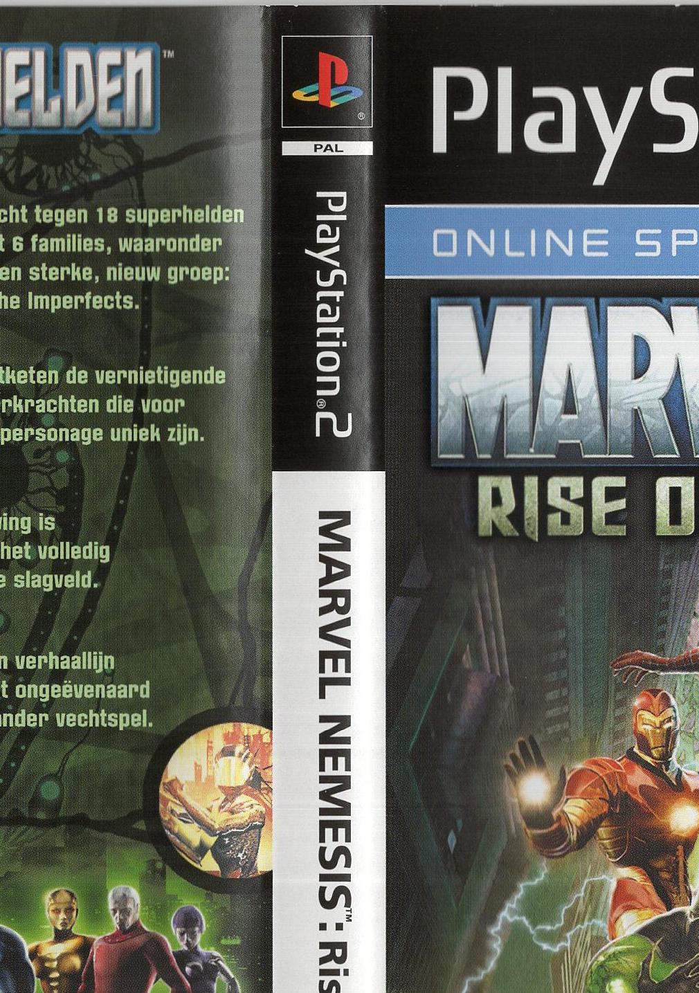 Marvel Nemesis: Rise of the Imperfects - PlayStation 2 Vorderseite