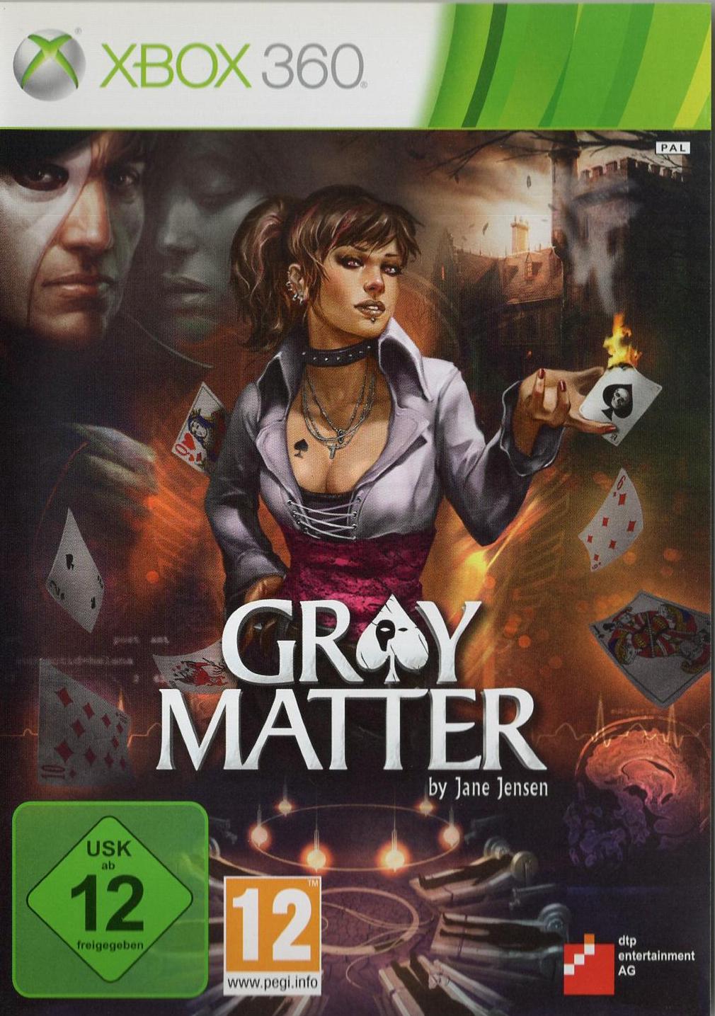 Gray Matter - Xbox 360 Vorderseite