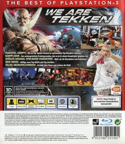 Tekken Tag Tournament 2 - PlayStation 3 Rückseite
