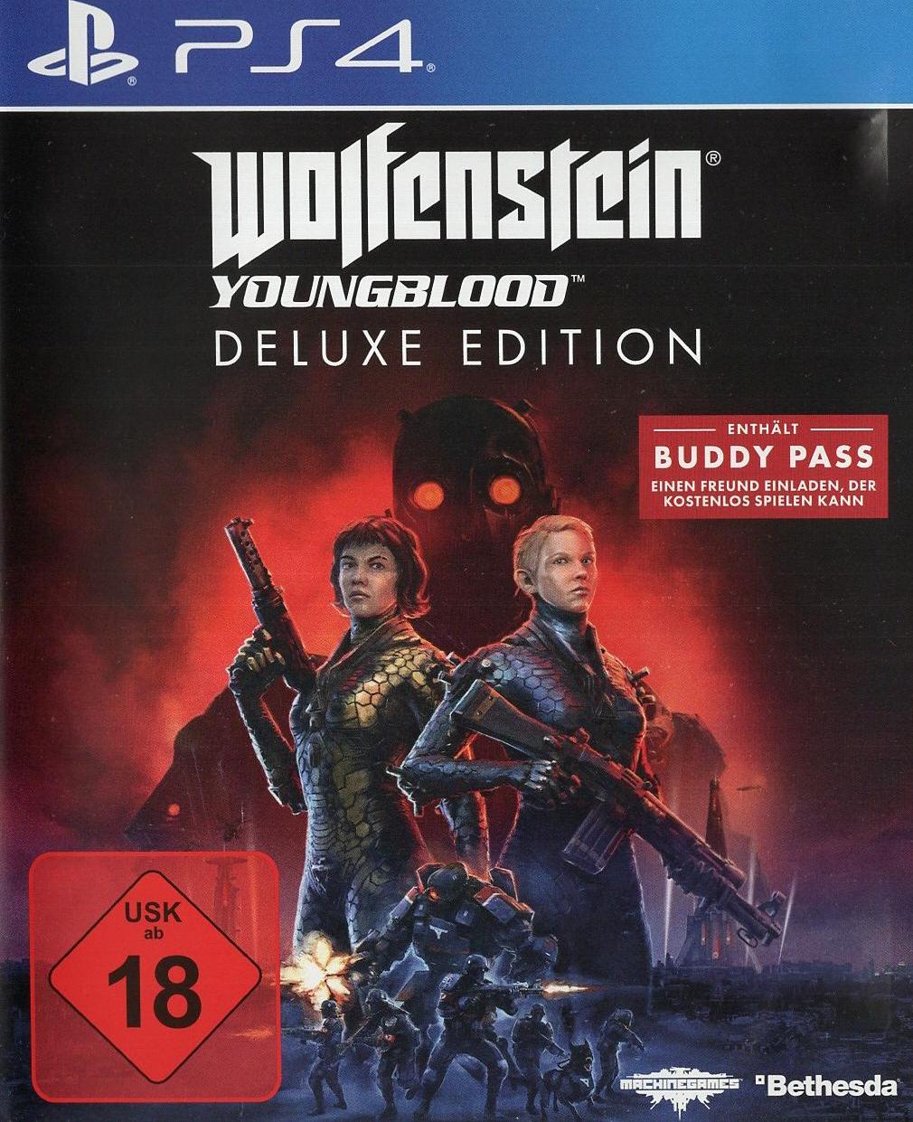 Wolfenstein Youngblood Deluxe Edition - PlayStation 4 Vorderseite
