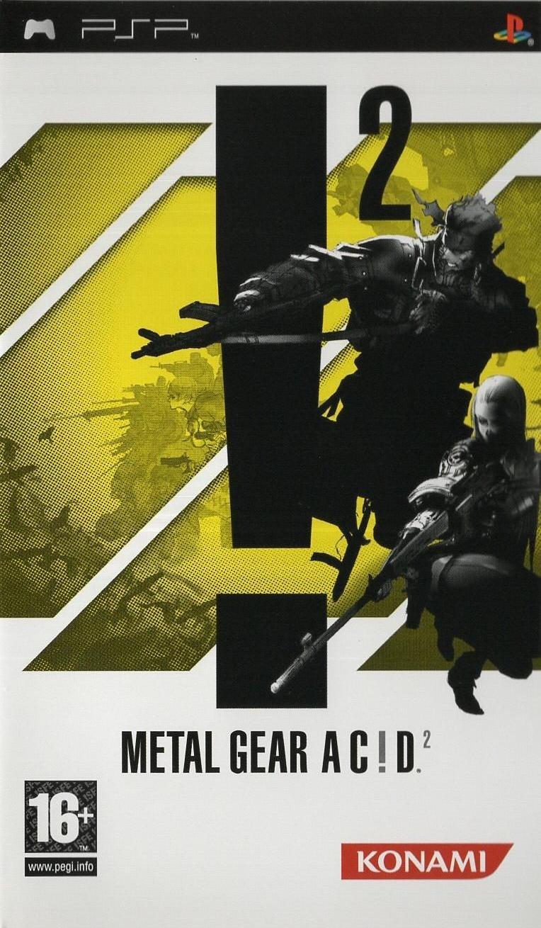 Metal Gear Acid 2 mit 3D Brille - PlayStation Portable Vorderseite
