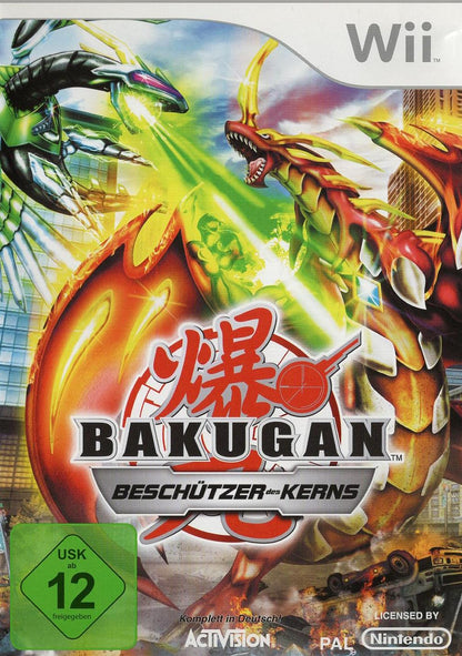 Bakugan: Beschützer des Kerns - Nintendo Wii Vorderseite