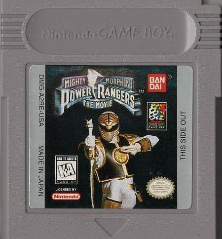 Mighty Morphin Power Rangers: The Movie - Game Boy - Modul Vorderseite