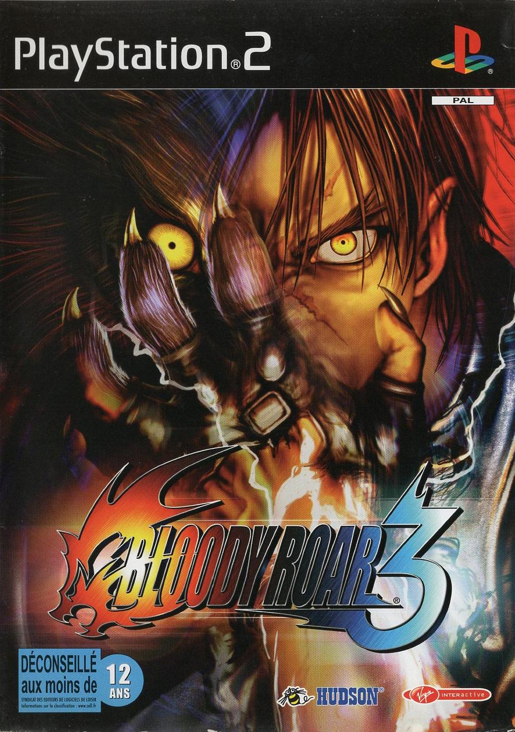 Bloody Roar 3 - PlayStation 2 Vorderseite