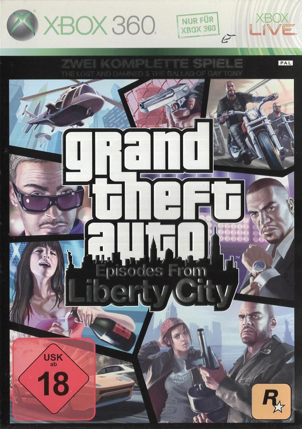 Grand Theft Auto: Episodes from Liberty City - Xbox 360 Vorderseite