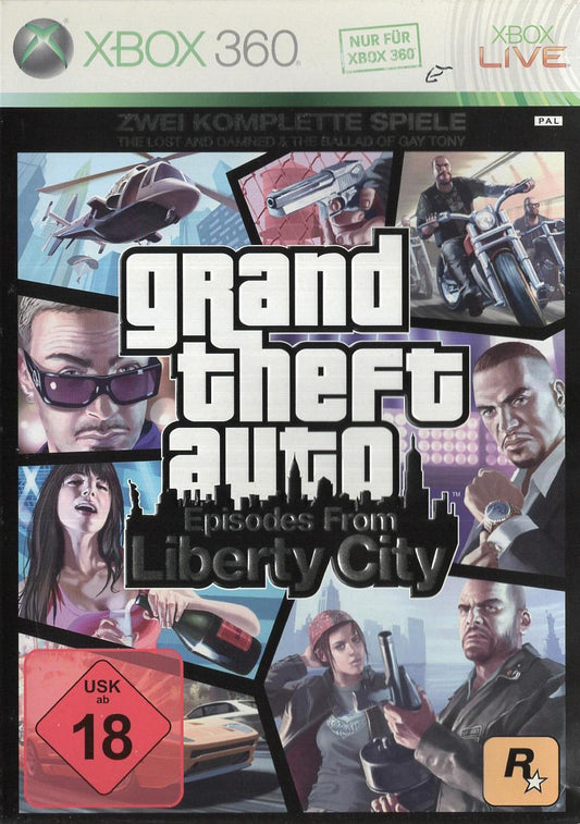 Grand Theft Auto: Episodes from Liberty City - Xbox 360 Vorderseite