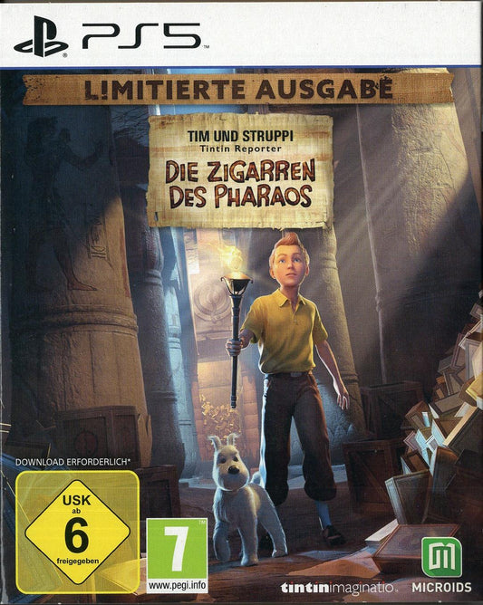 Tim und Struppi: Die Zigarren des Pharaos - PlayStation 5 - Neu Vorderseite