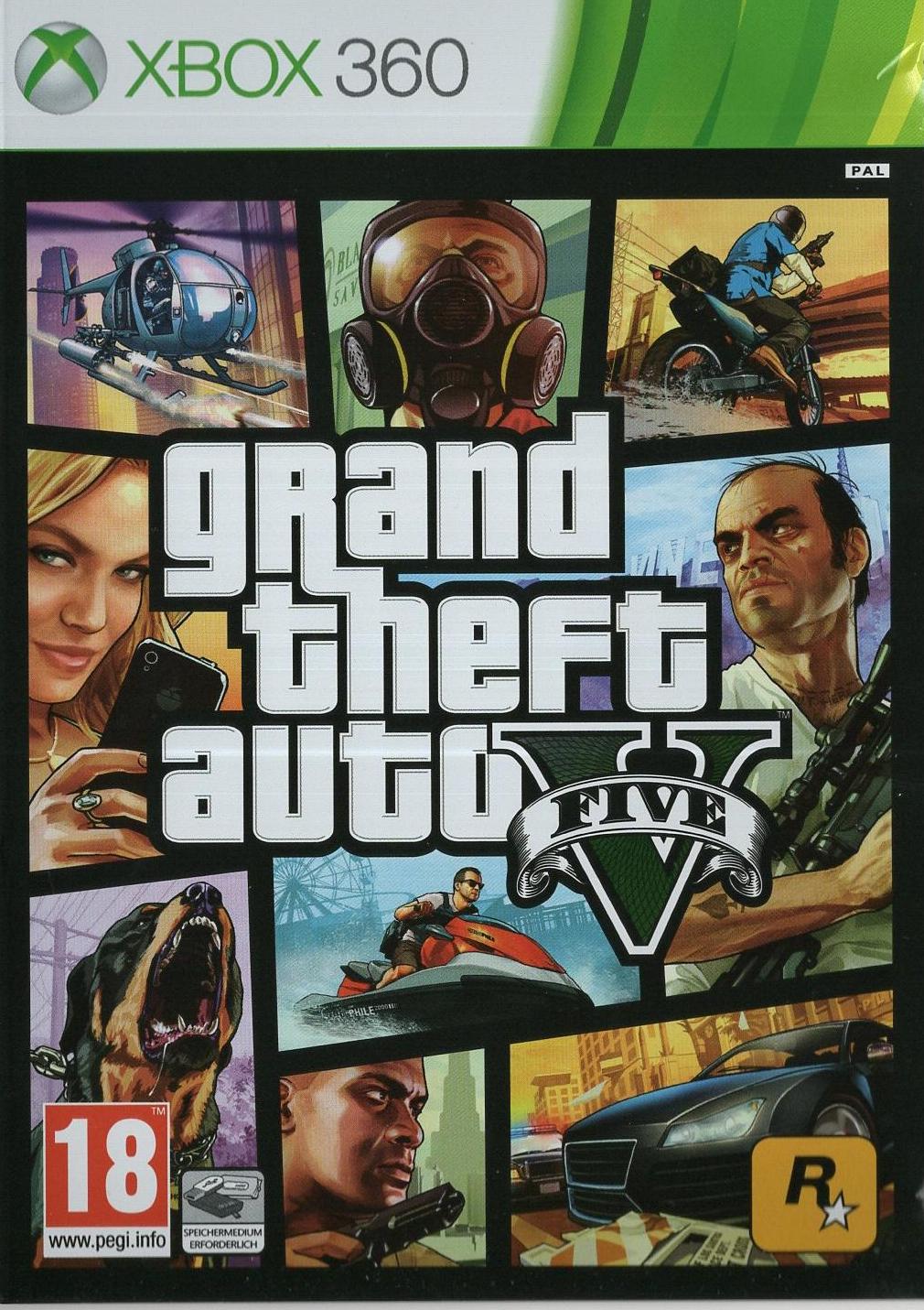 Grand Theft Auto V - Xbox 360 Vorderseite