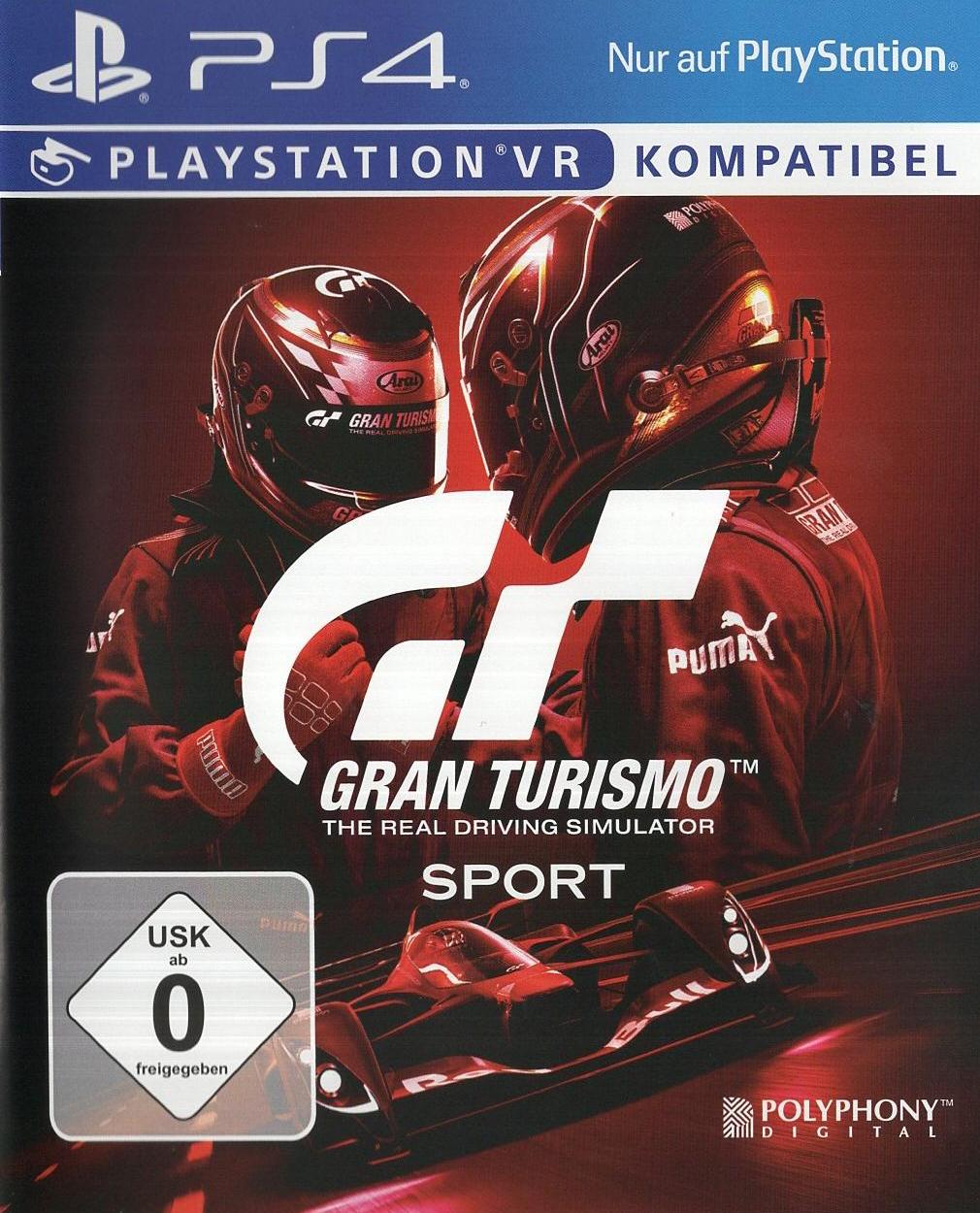 Gran Turismo Sport - PlayStation 4 Vorderseite