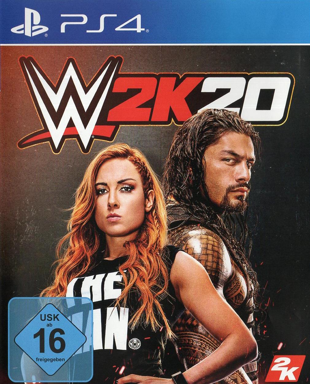 WWE 2K20 - PlayStation 4 Vorderseite