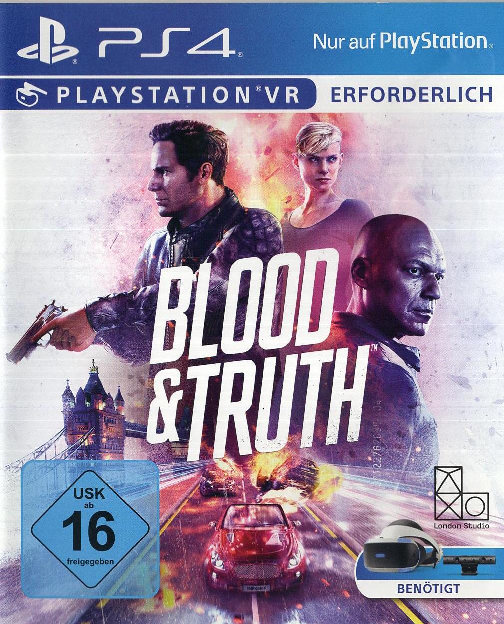 Blood & Truth - PlayStation 4 Vorderseite
