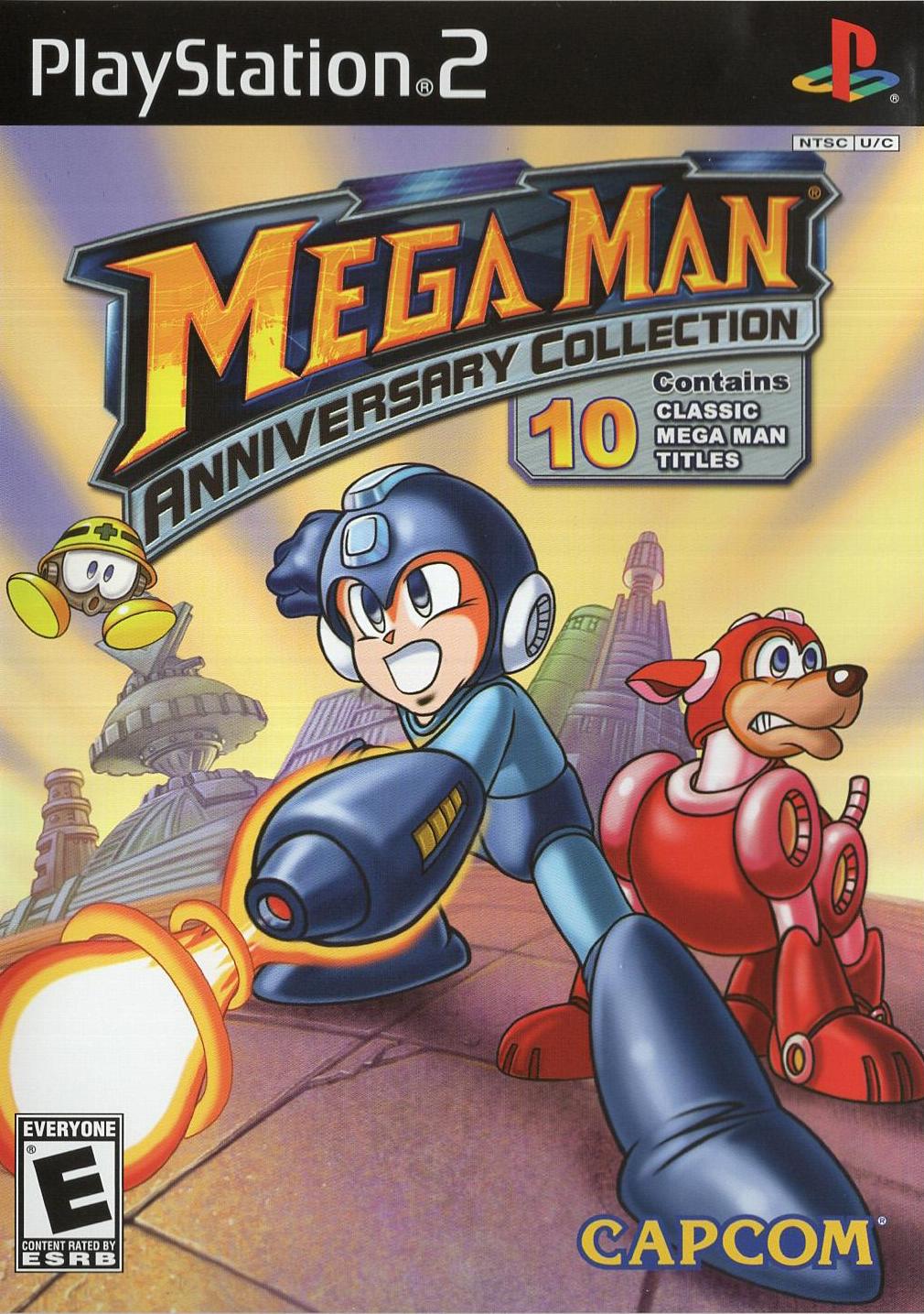 Mega Man Anniversary Collection - PlayStation 2 Vorderseite