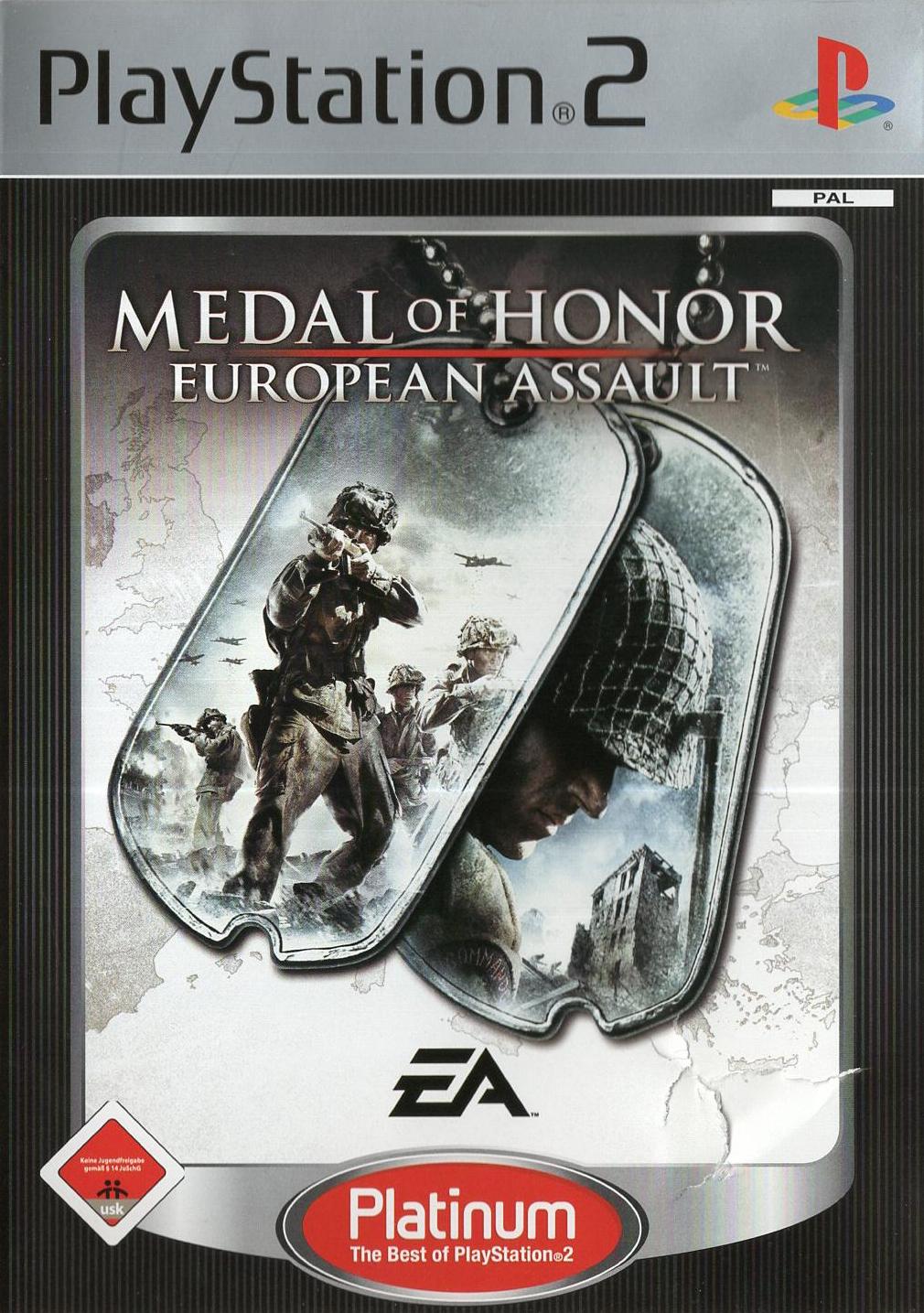 Medal of Honor: European Assault - PlayStation 2 Vorderseite