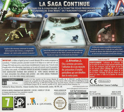 LEGO Star Wars III: The Clone Wars - Nintendo 3DS Rückseite