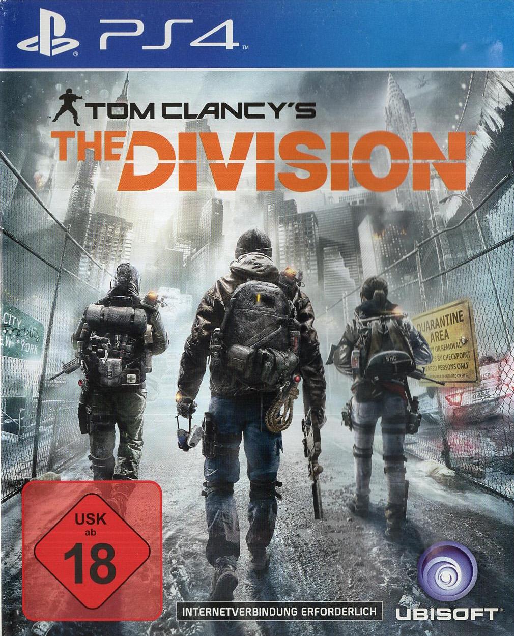 Tom Clancy's The Division - PlayStation 4 Vorderseite