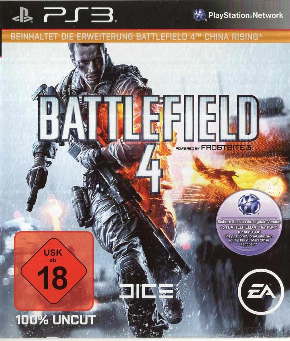 Battlefield 4 - PlayStation 3 Vorderseite