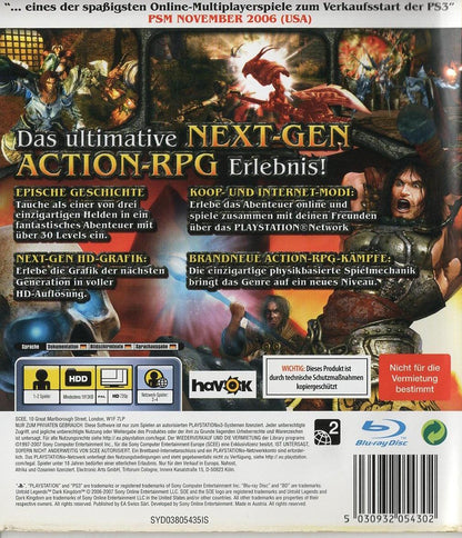 Untold Legends: Dark Kingdom - PlayStation 3 Rückseite