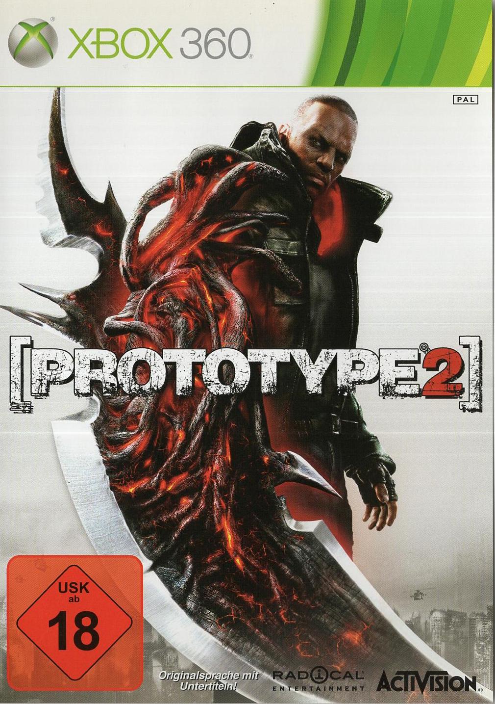 Prototype 2 - Xbox 360 Vorderseite