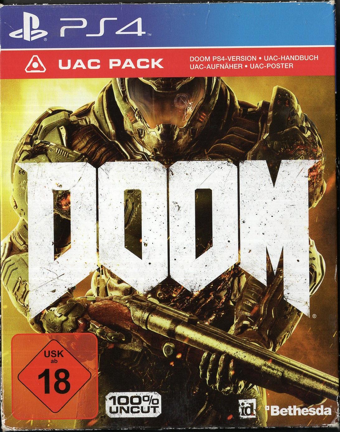 Doom UAC PACK - PlayStation 4  Vorderseite
