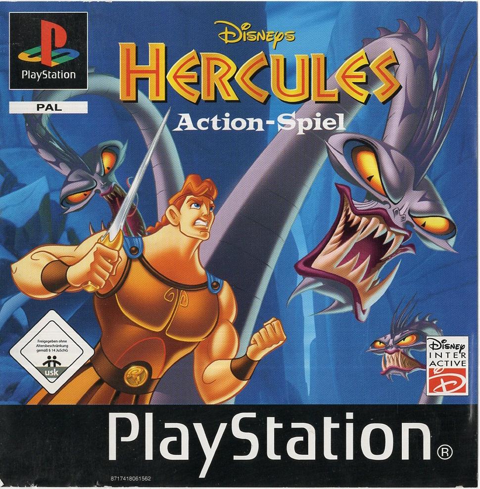 Disney's Hercules: Action-Spiel - PlayStation 1 Vorderseite