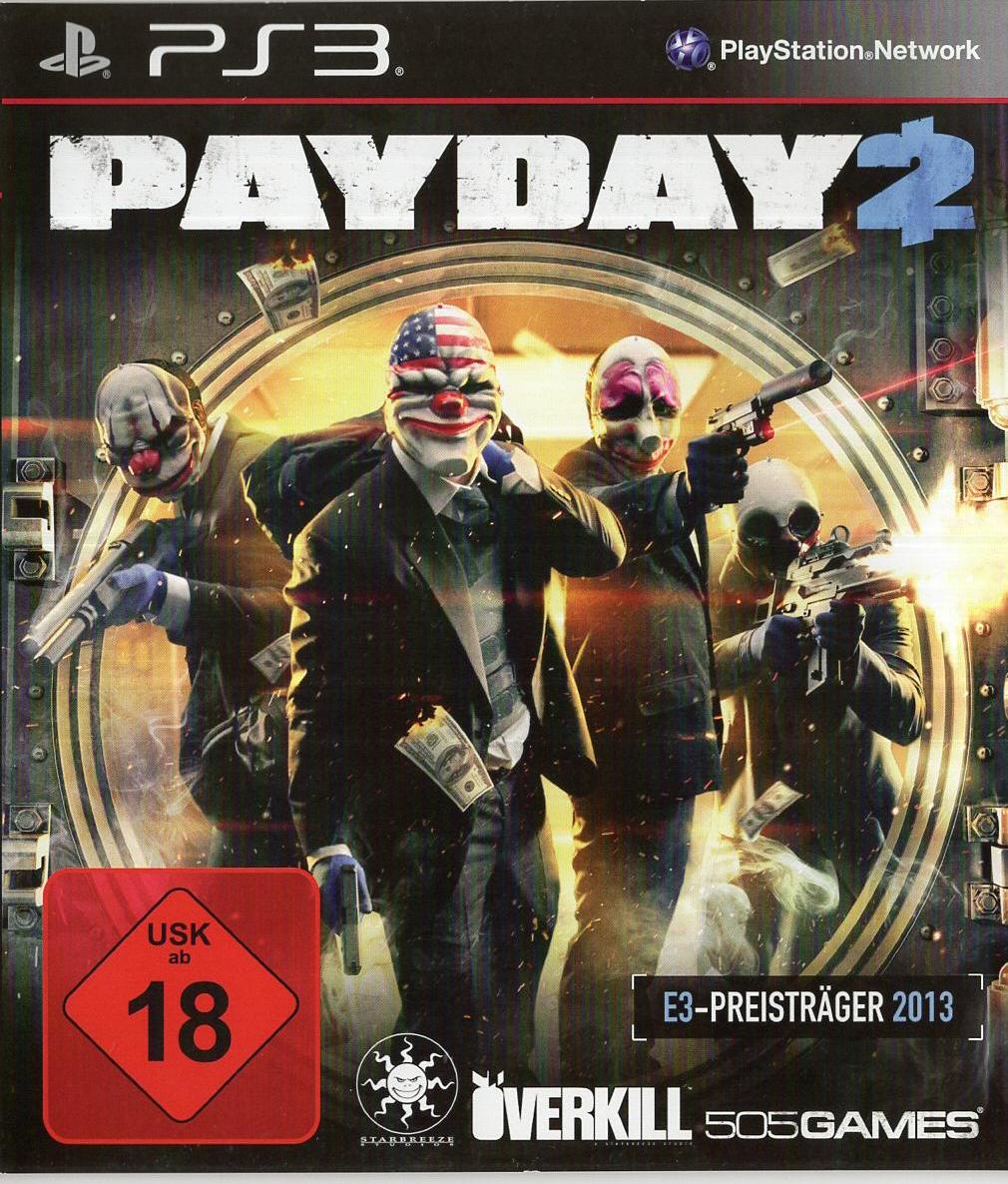 Payday 2 - PlayStation 3 Vorderseite