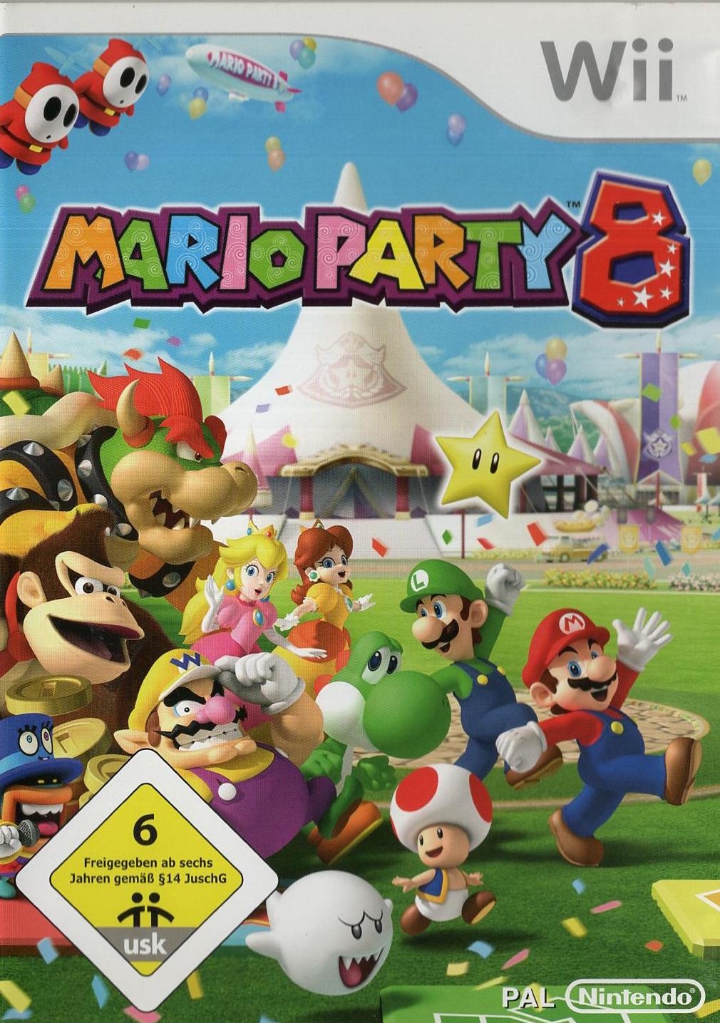 Mario Party 8 - Nintendo Wii Vorderseite