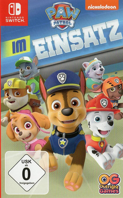 Nickelodeon Paw Patrol: Im Einsatz - Nintendo Switch Vorderseite