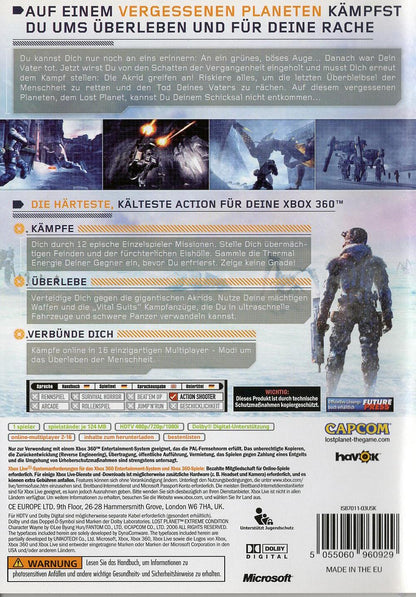 Lost Planet: Extreme Condition - Xbox 360 Rückseite