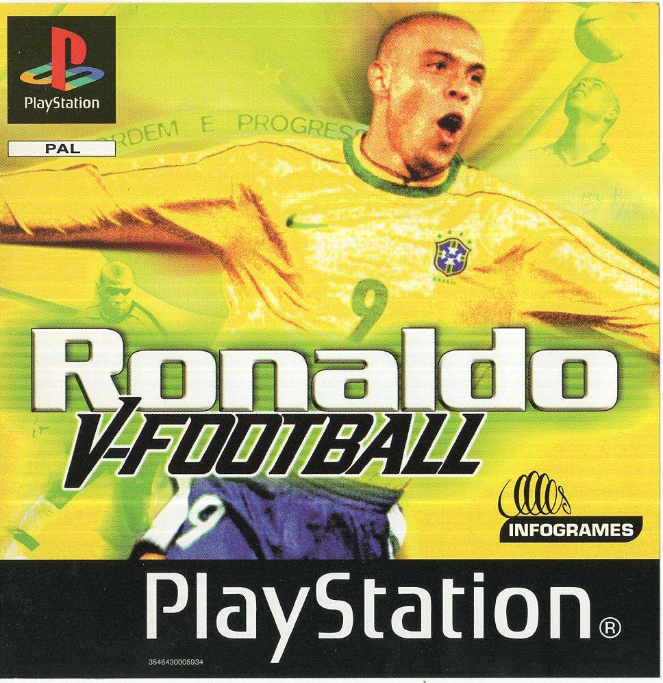 Ronaldo V-Football - PlayStation 1 Vorderseite