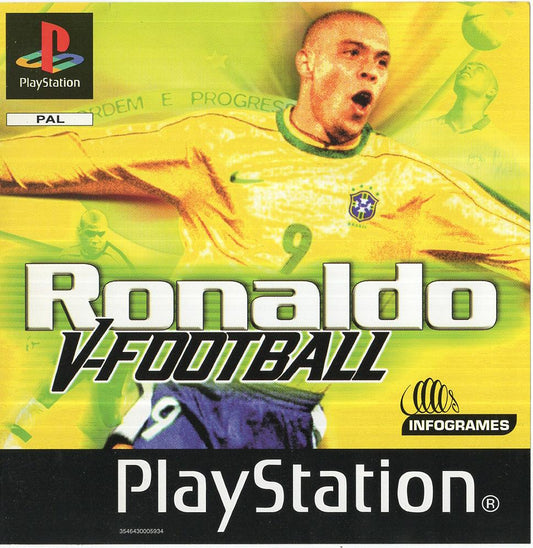 Ronaldo V-Football - PlayStation 1 Vorderseite