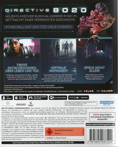 Directive 8020 - PlayStation 5 Rückseite