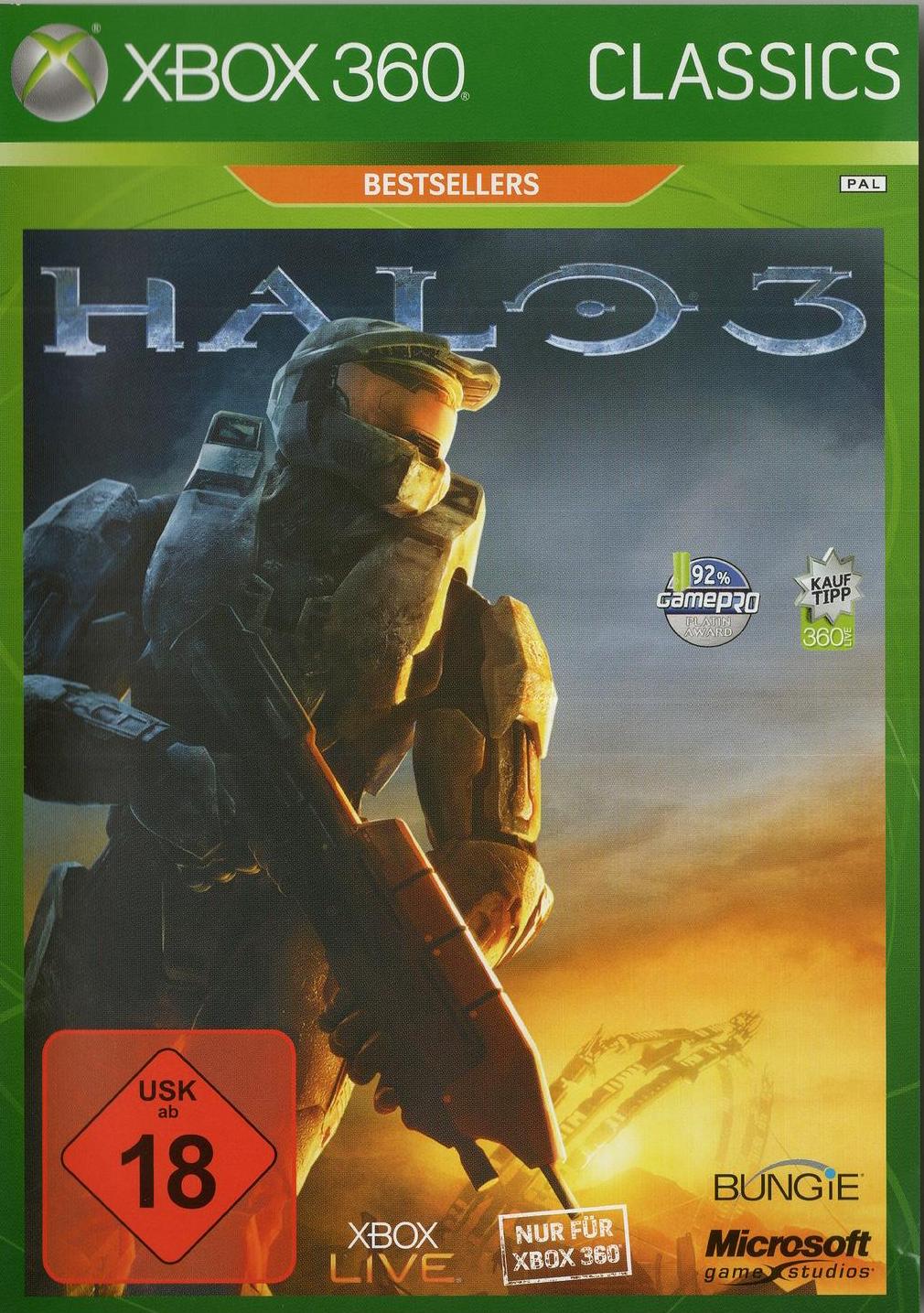 Halo 3 - Xbox 360 Vorderseite