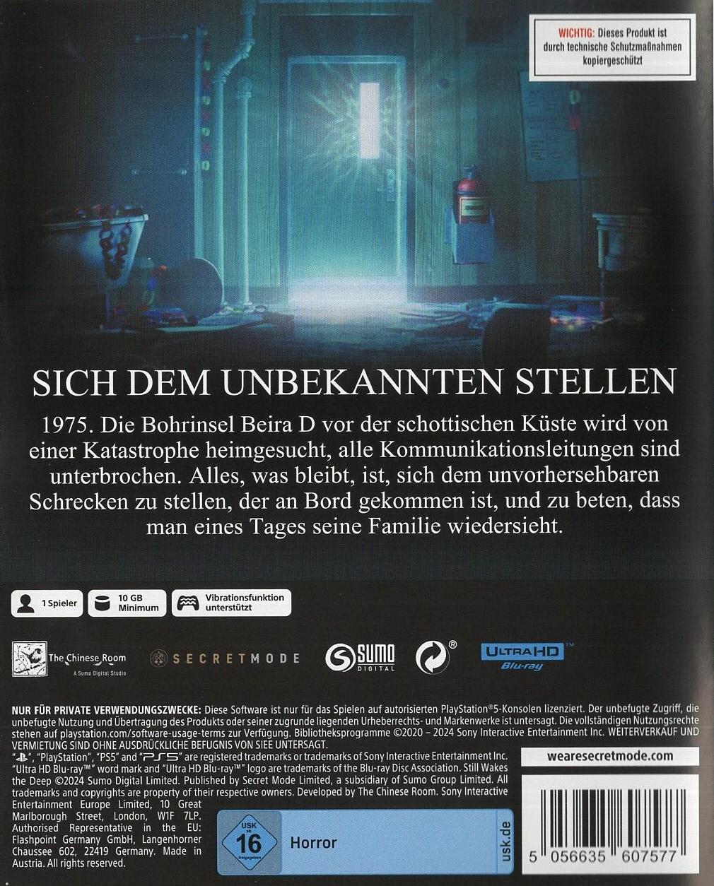 Still Wakes the Deep - PlayStation 5 Rückseite