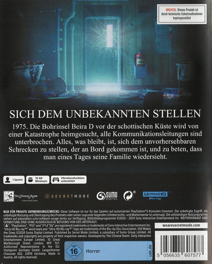 Still Wakes the Deep - PlayStation 5 Rückseite