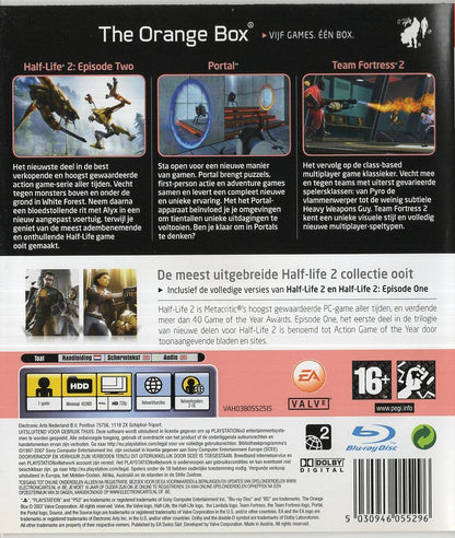 The Orange Box - PlayStation 3 Rückseite