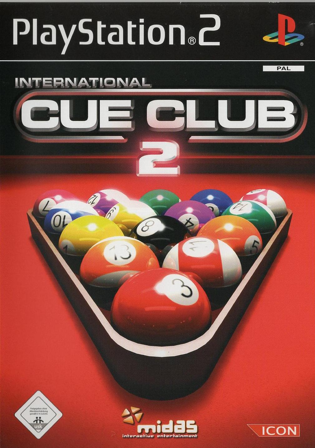 International Cue Club 2 - PlayStation 2 Vorderseite