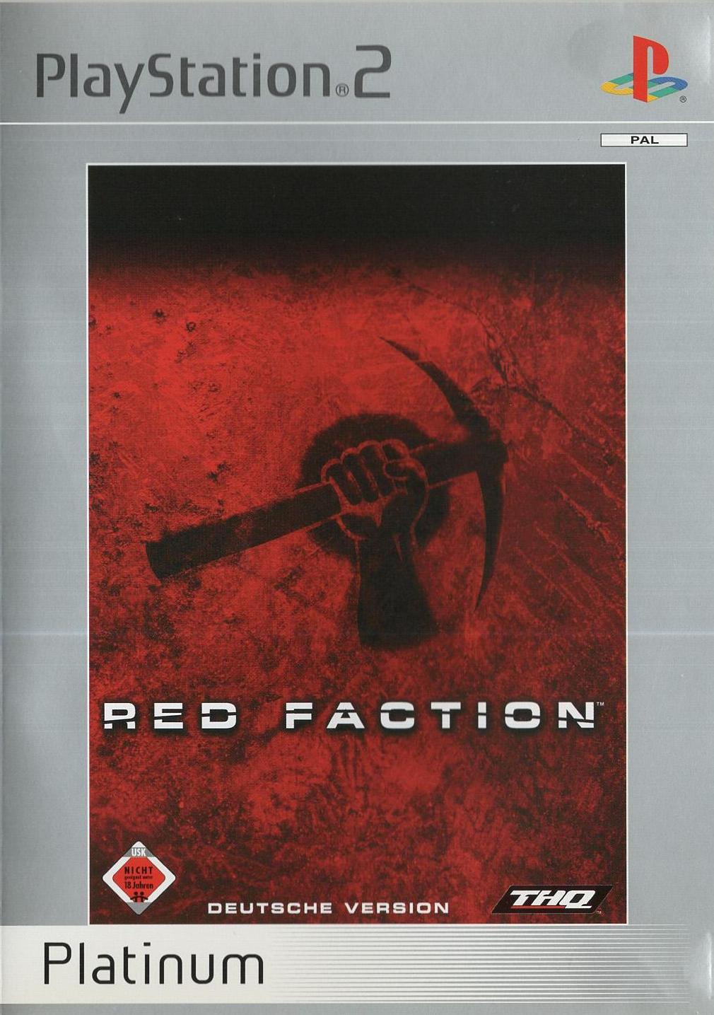 Red Faction - PlayStation 2 Vorderseite