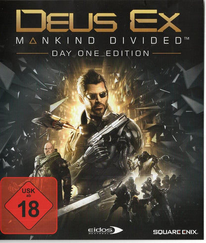 Deus Ex: Mankind Divided - Xbox One Vorderseite