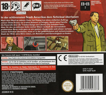 Grand Theft Auto: Chinatown Wars - Nintendo DS Rückseite