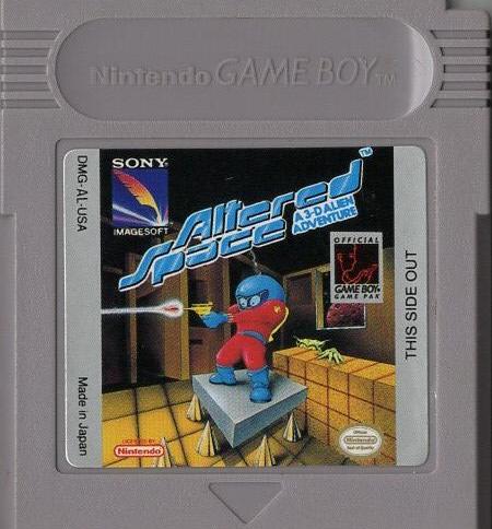 Altered Space - Game Boy - Modul Vorderseite