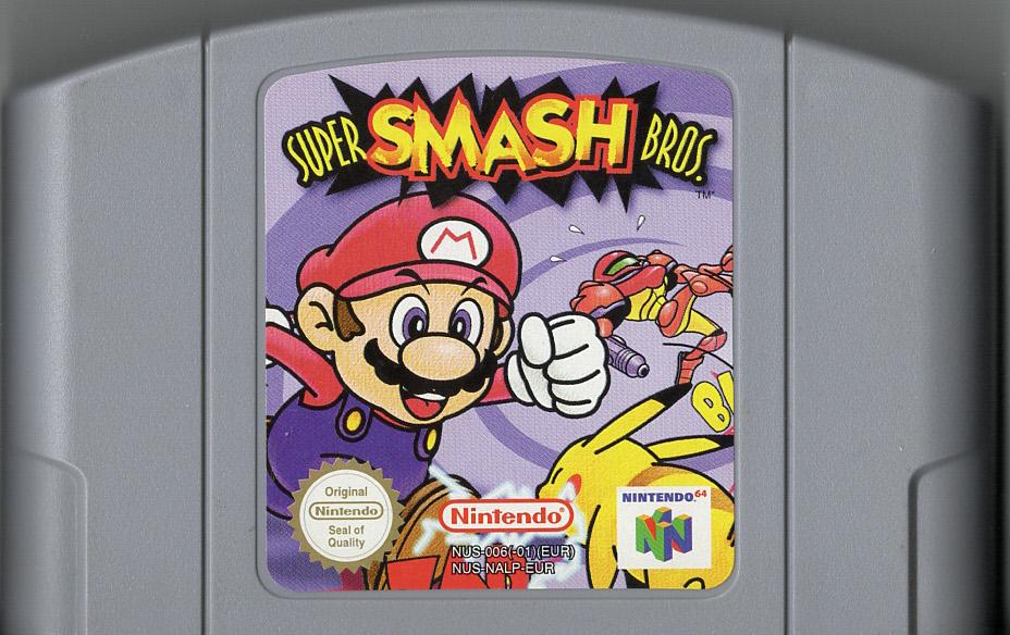 Super Smash Bros. - Nintendo 64 - Modul Vorderseite