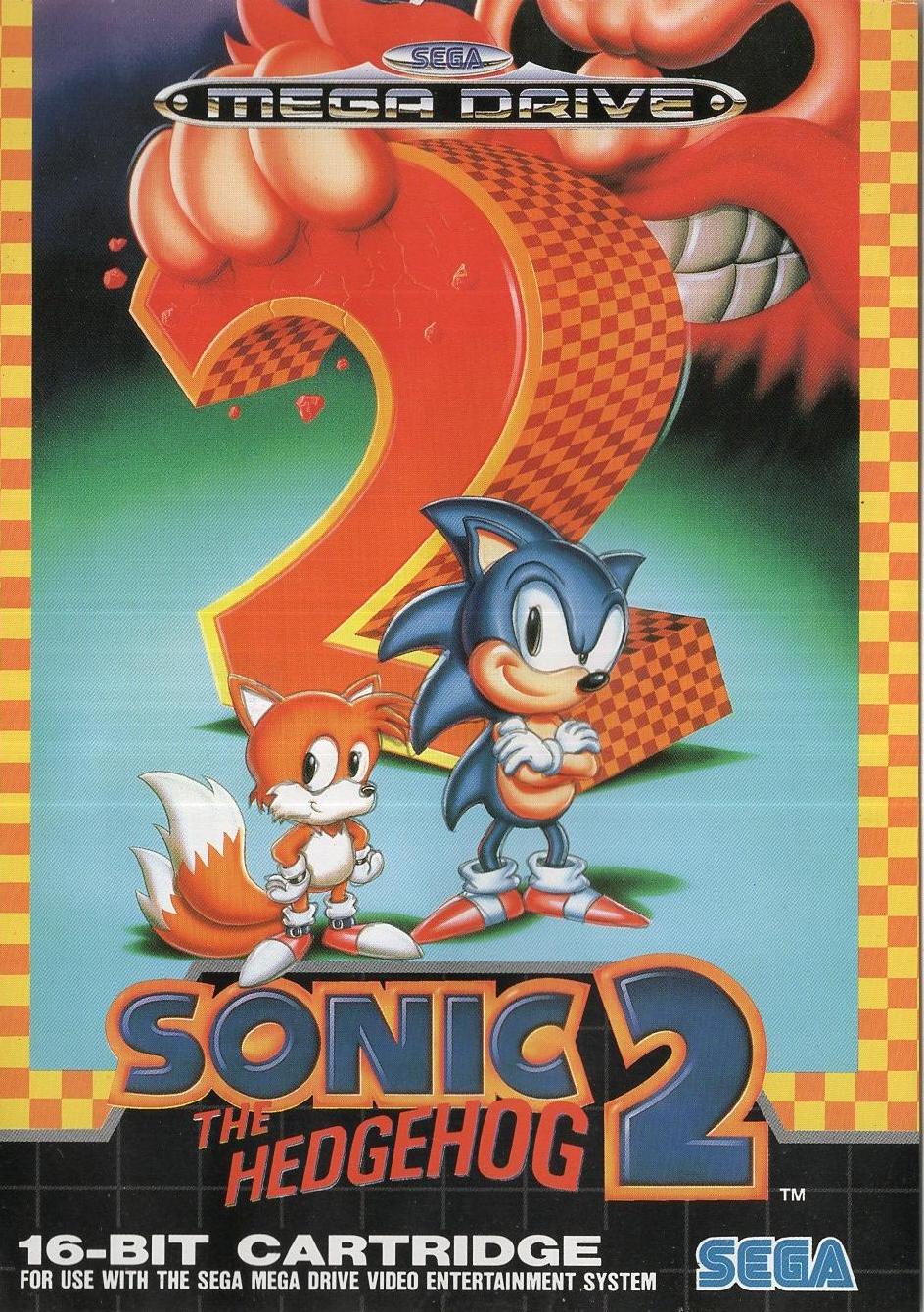 Sonic the Hedgehog 2 - Sega Mega Drive Vorderseite