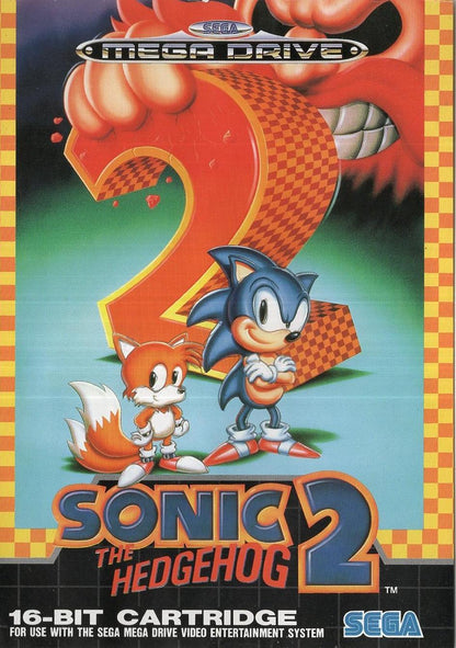Sonic the Hedgehog 2 - Sega Mega Drive Vorderseite