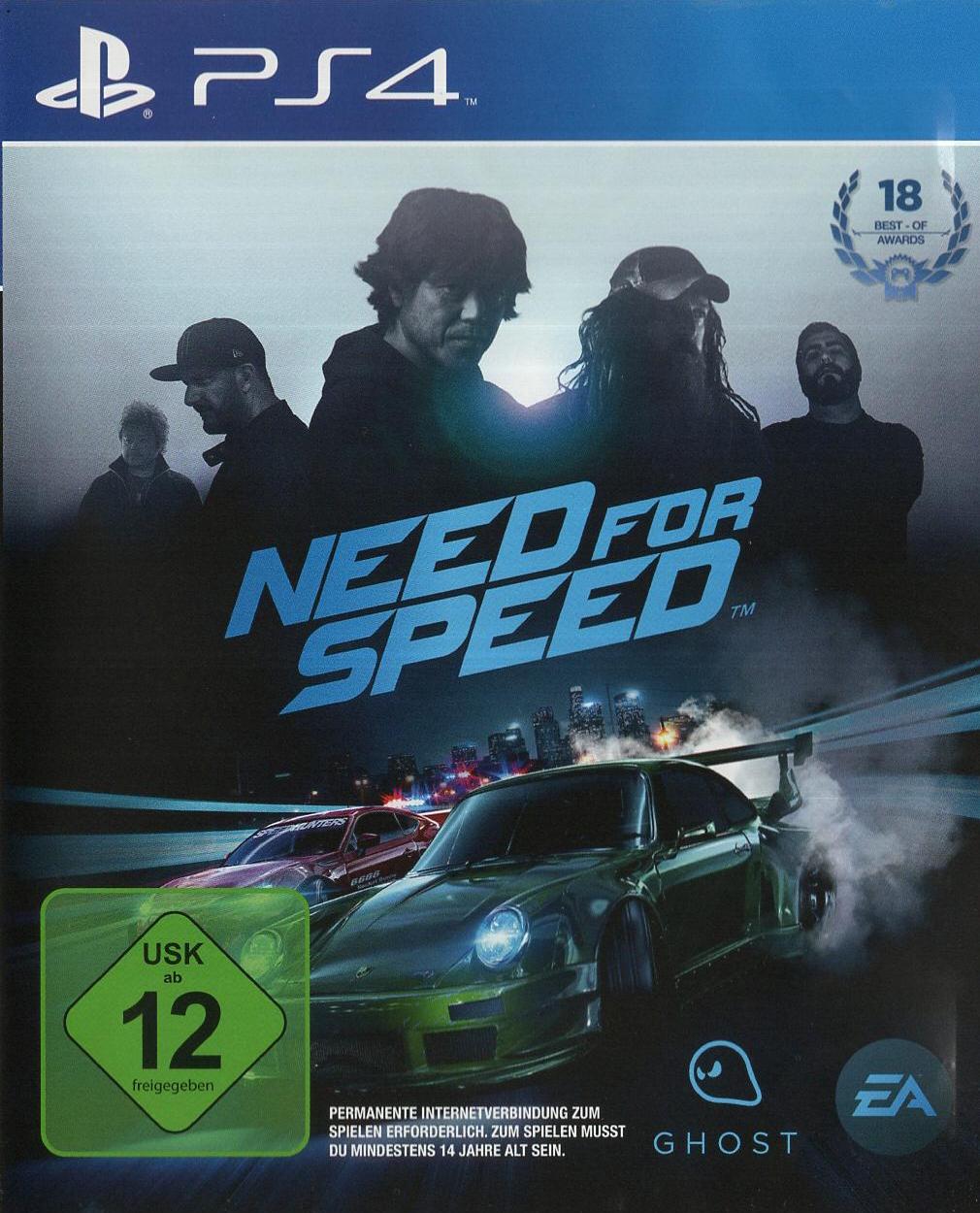 Need for Speed - PlayStation 4 Vorderseite