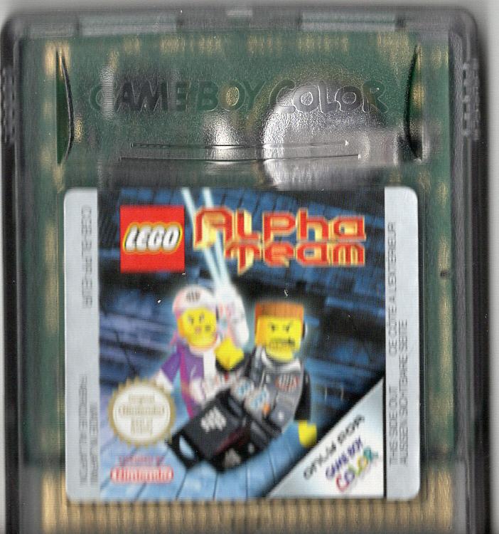 Lego Alpha Team - Game Boy Color - Modul Vorderseite