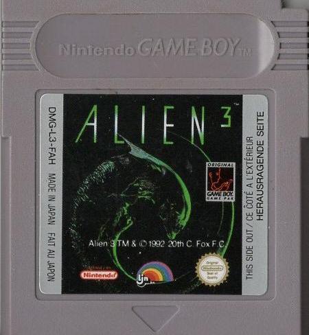 Alien 3 - Game Boy - Modul Vorderseite